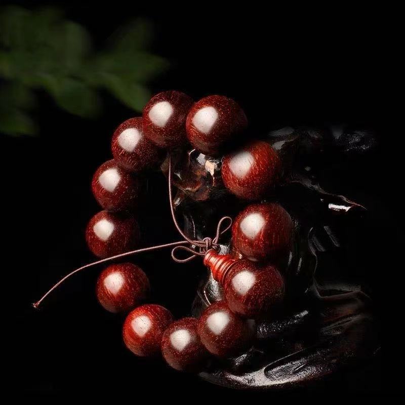 XD2586; Bracelet small leaf purple sandalwood exquisite hand beads