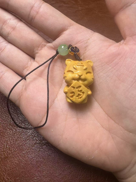 XD2644 Bracelet Yellow sandalwood pendant charm