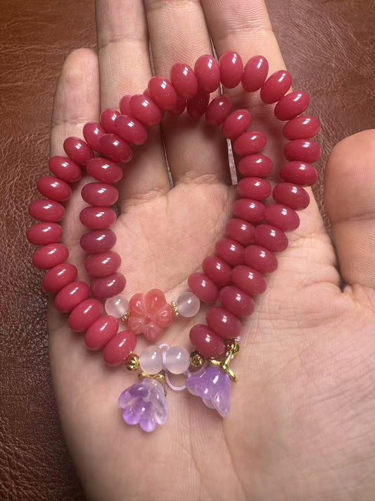 N60 Bracelet  fine collection of beads for prayer beads