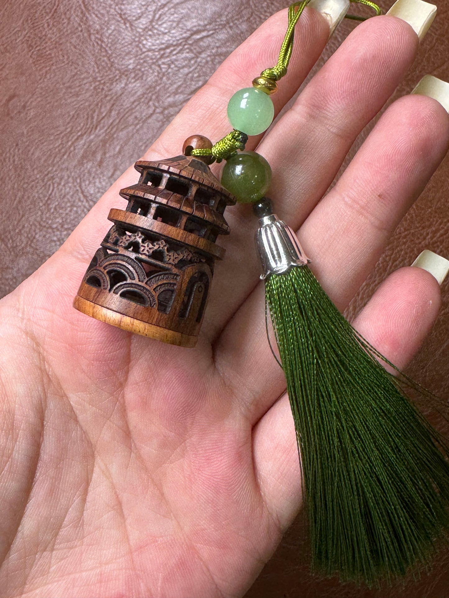 XD2379;Bracelet  Fine quality Huanghuali pendantfor cultural play