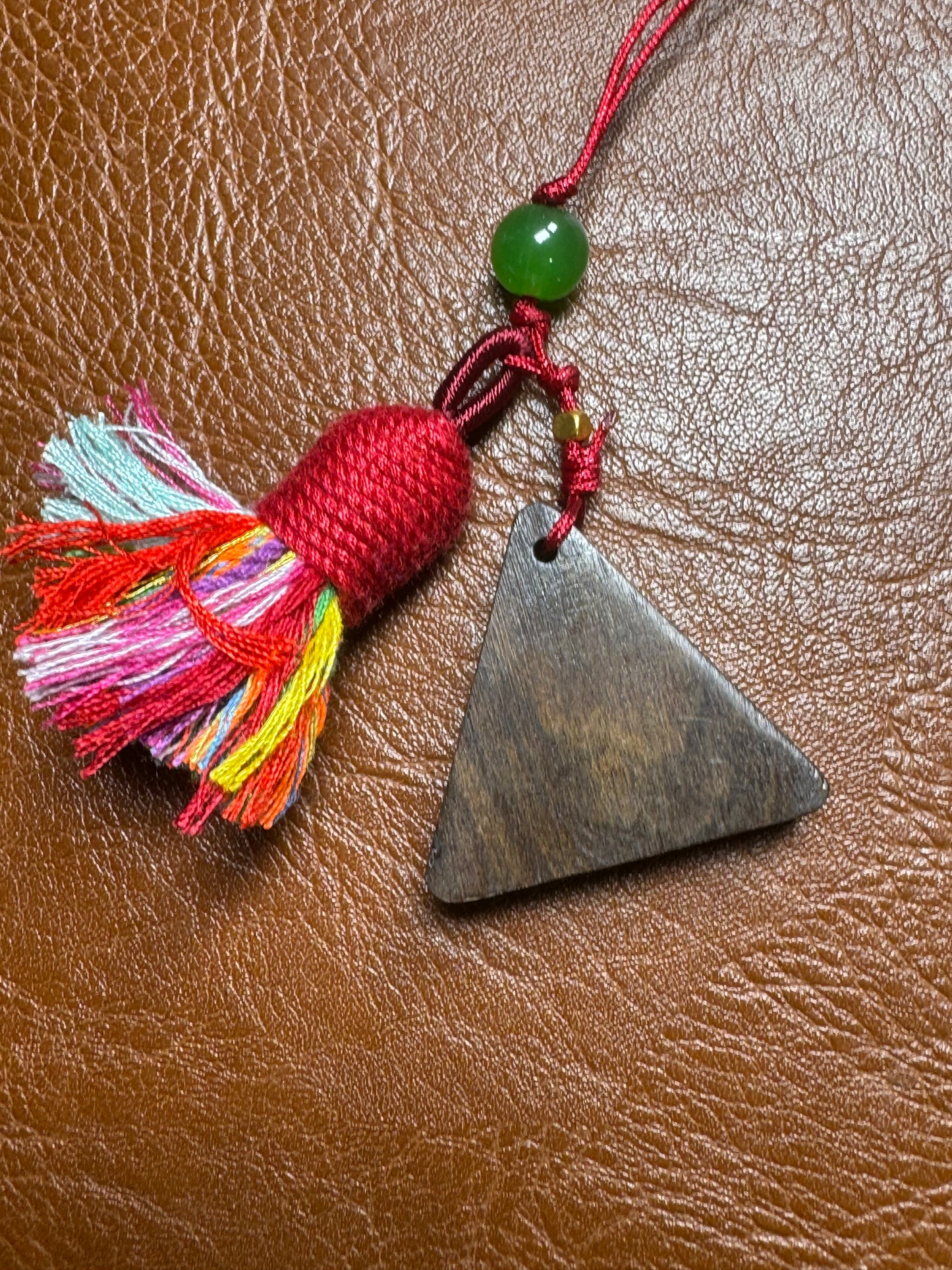 Q19 Bracelet Fine artware yellow poplar pendant